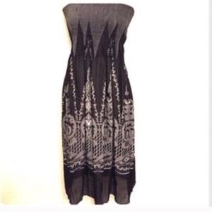 Ankle-width Vacation strapless dress